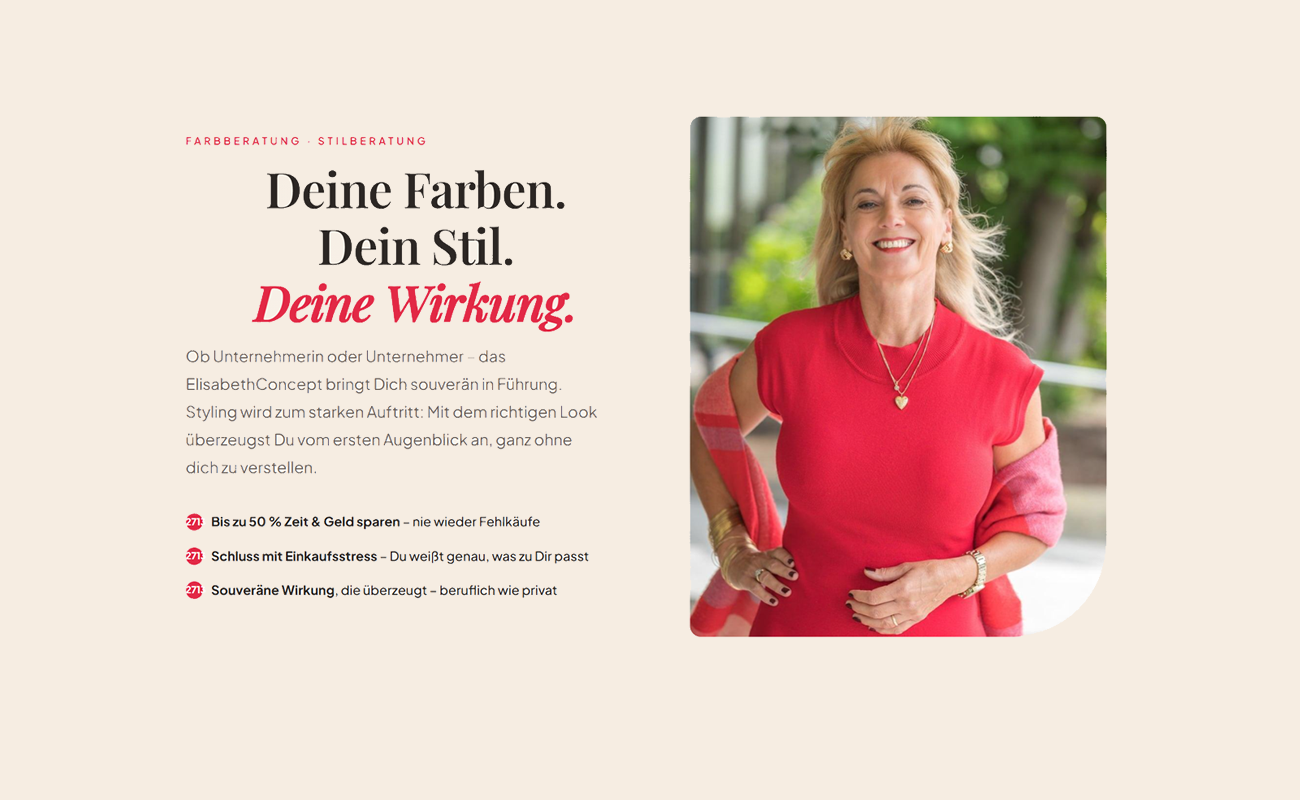 Farbberatung Berlin - ↗️ElisabethConcept: ✓Personal Branding, Stilberatung, Typberatung, Imageberatung